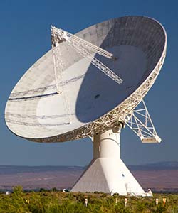 Ein Radioteleskop Ein Radioteleskop