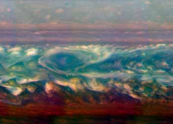 Die stürmische Atmosphäre des Saturn